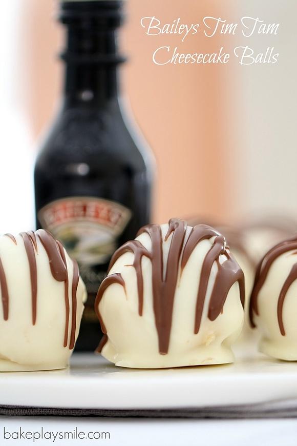 Baileys Tim Tam Cheesecake Balls