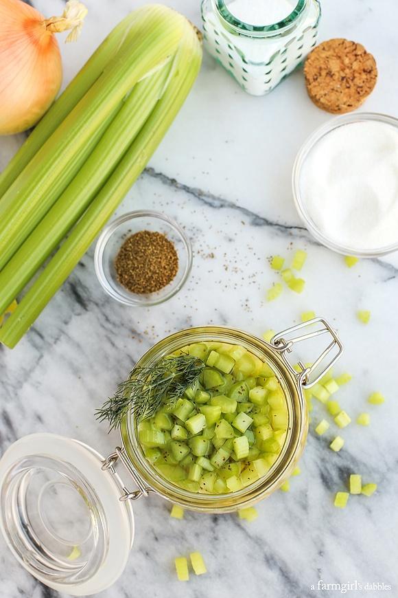 Quick Pickled Celery