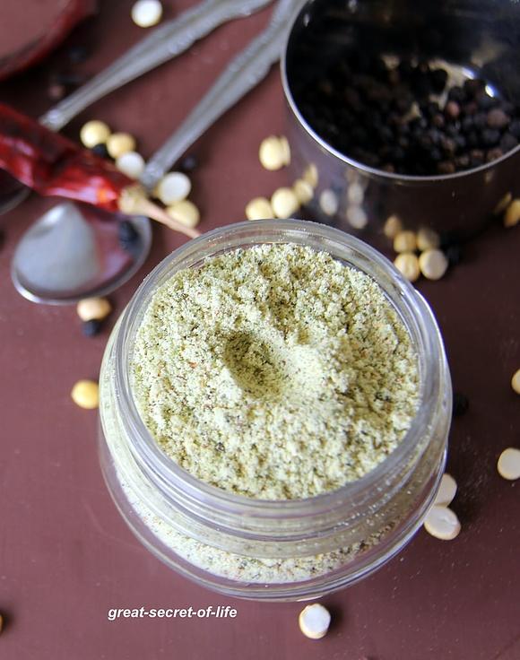 Bitter gourd powder - pavakkai podi - podi for rice, idli, dosa, idiyappam