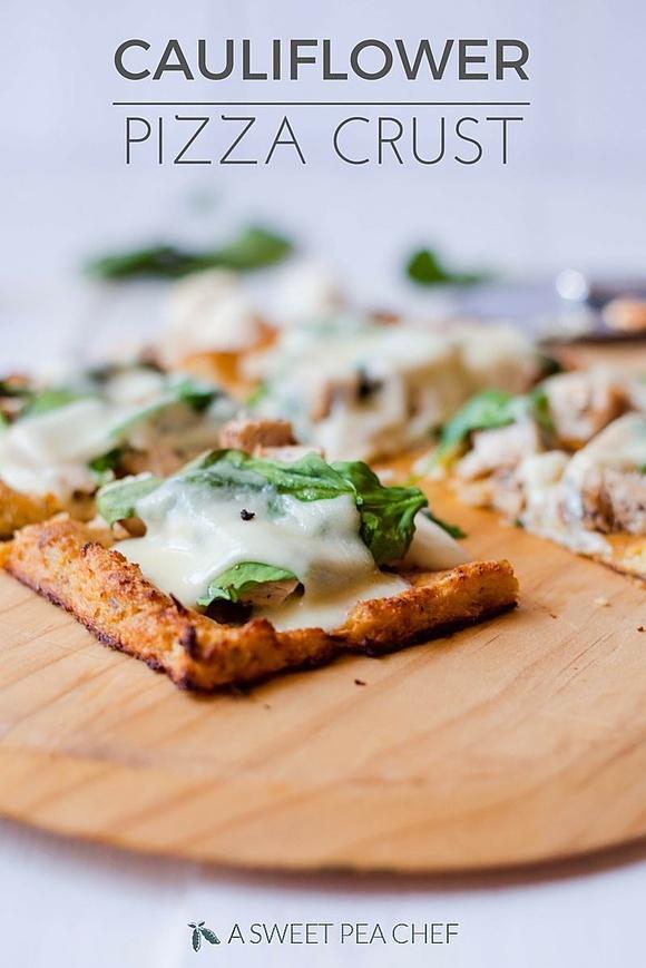 Cauliflower pizza crust recipe