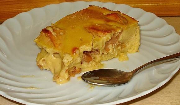 Clafoutis de Peros con Arándanos secos