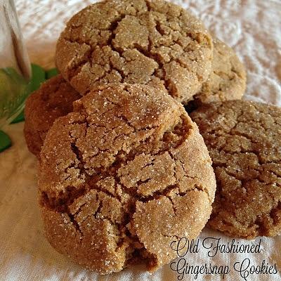 Old fashioned gingersnap cookies