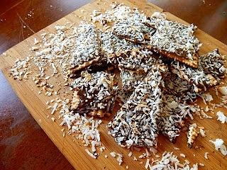 Samoa Matzo Bark