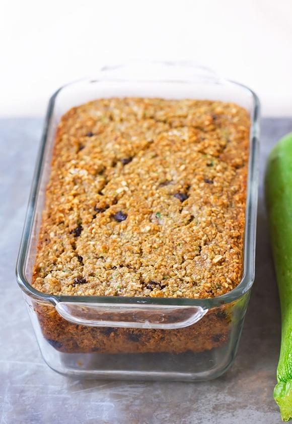 Zucchini banana bread without flour