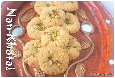 Nan khatai indian flavored cookie