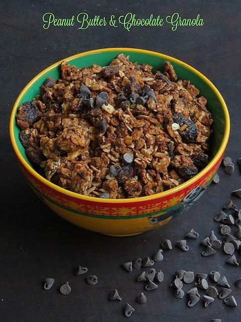 Peanut butter and chocolate granola