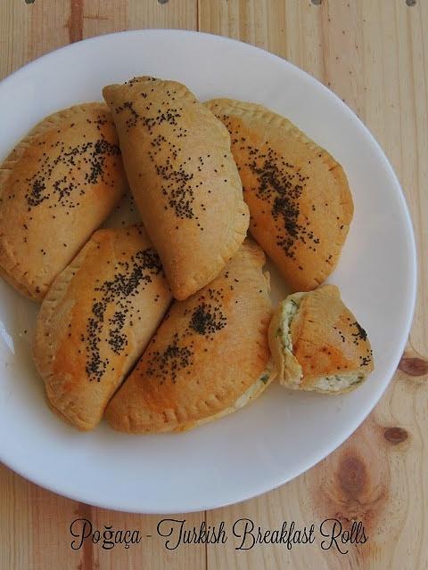 Poğaça turkish breakfast rolls