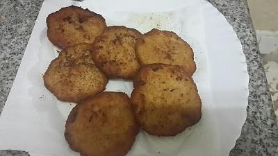 Mom made chicken burger patties at home