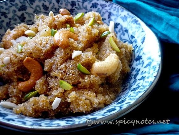 Suji ka halwa - easy indian dessert for ramadan and iftar