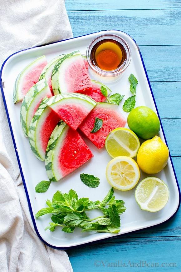 Watermelon Lemon Limeade Popsicles