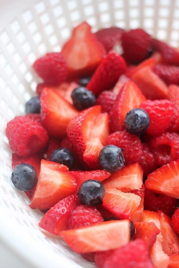 Triple Berry Cobbler