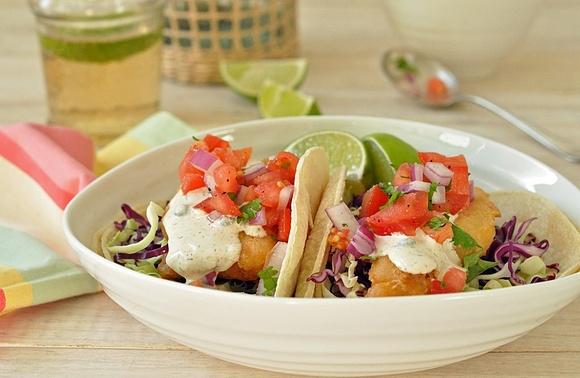 Beer Battered Fish Tacos