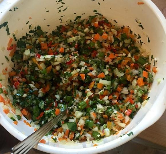 Delicious Gungai relish with fresh ingredients and crunch