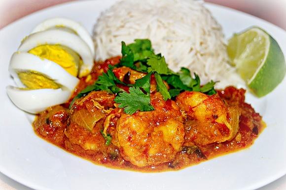 Goan shrimp curry for kishore's birthday dinner