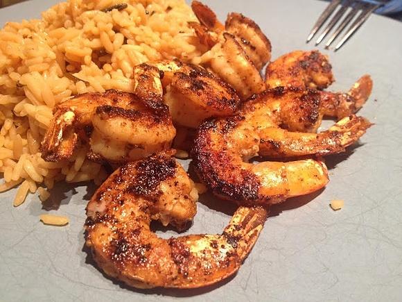 Blackened Tiger Shrimp