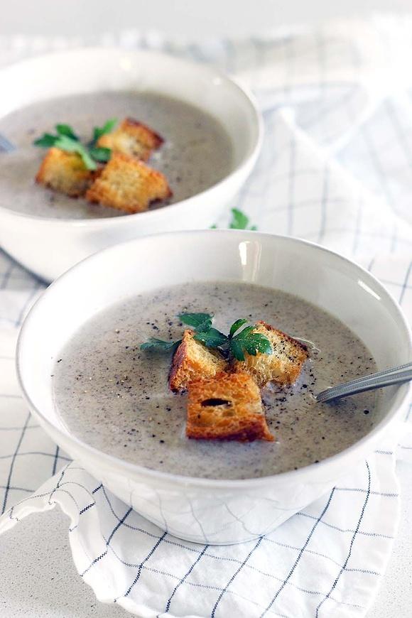 Mushroom Brie Soup