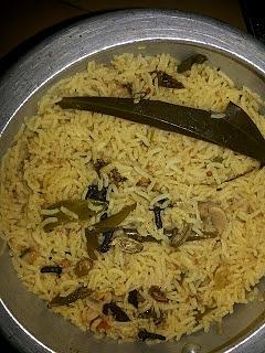 Delicious Mushroom Biryani