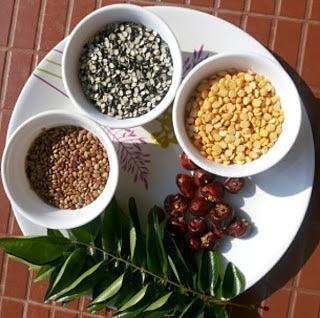 Idli podi - spicy powder for idli dosa and more