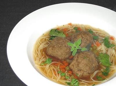 Liver Dumpling Soup