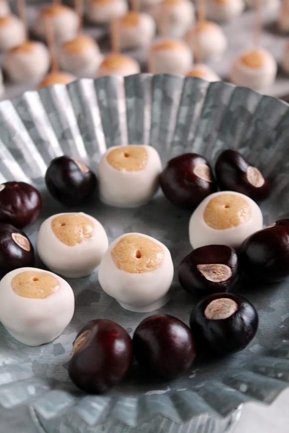 White Chocolate Buckeyes