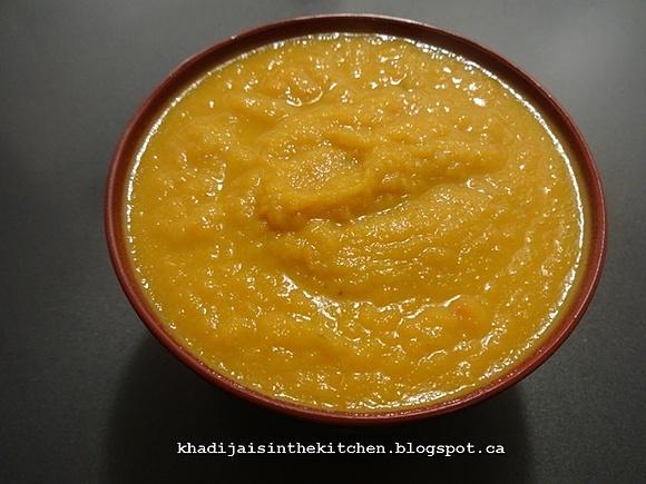 Carrot and sweet potato soup