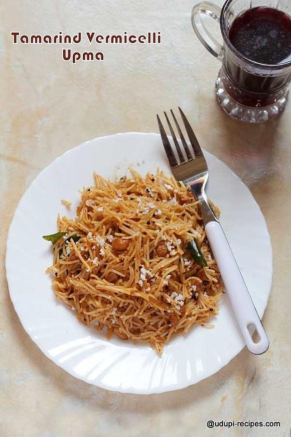 Tamarind Vermicelli Upma Recipe