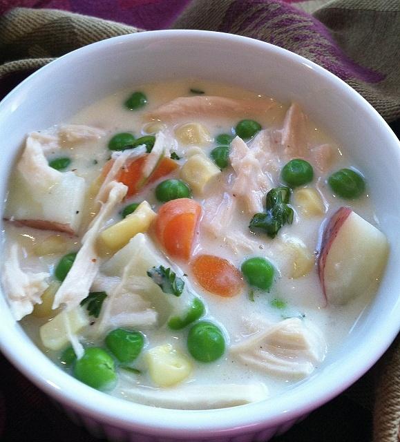 Turkey Pot Pie Soup