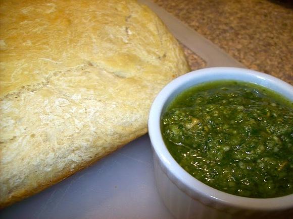 Bread with Pesto