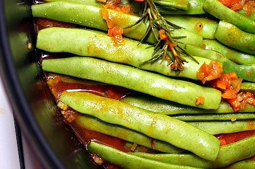 Braised Romano Beans