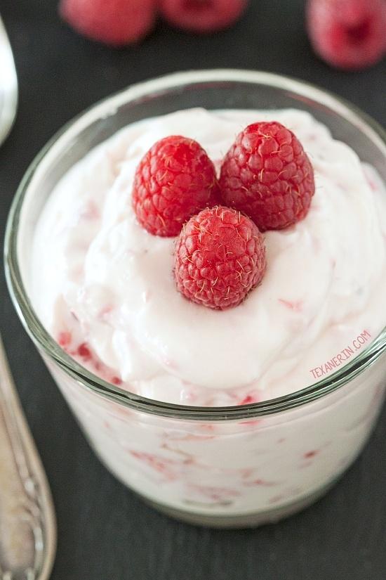 White Chocolate Raspberry Mousse