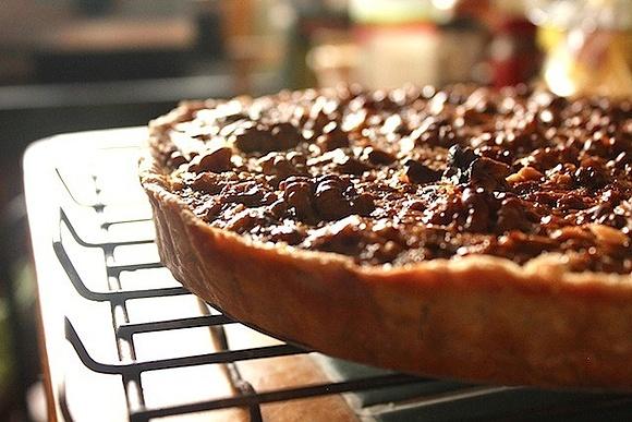 Coffee Walnut Tart