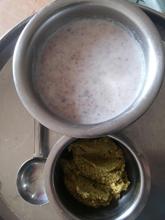 Maapillai chamba more kanji with vallarai chutney