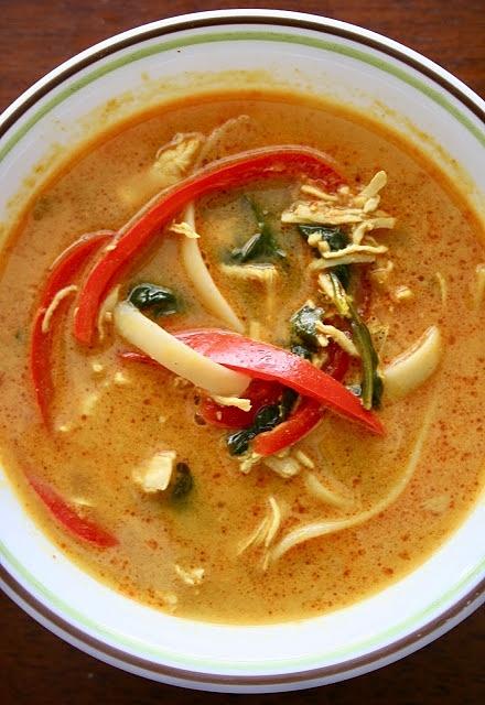 Thai coconut chicken soup