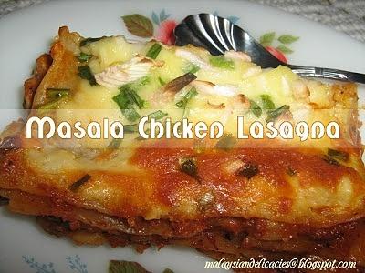 Masala Chicken Lasagna