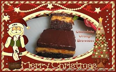 Chocolate orange brownies