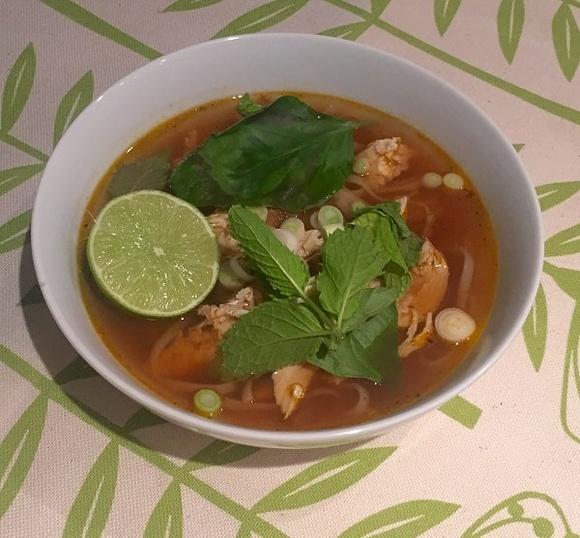 Traditional vietnamese pho soup recipe