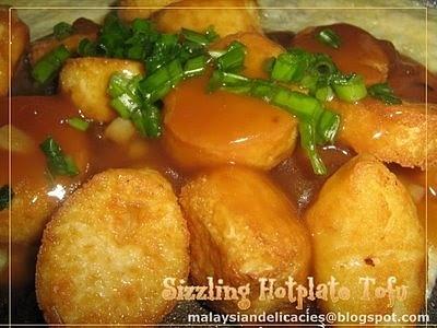 Sizzling Hotplate Tofu