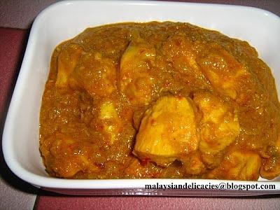 Nyonya kari kapitan chicken