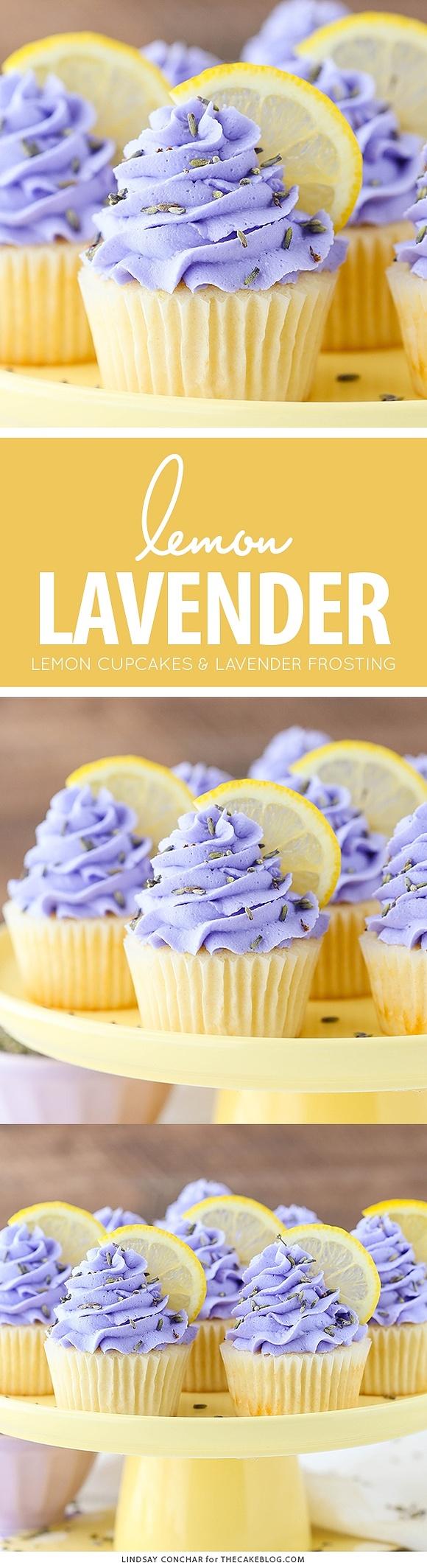 Lemon Lavender Cupcakes