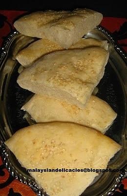 Sesame flatbreads