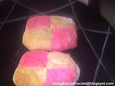 Candy checkerbox cookies