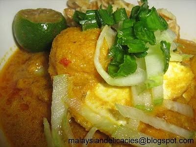 Melaka laksa lemak nyonya