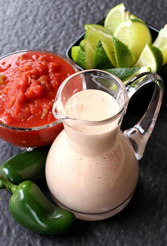 Easy creamy salsa dressing