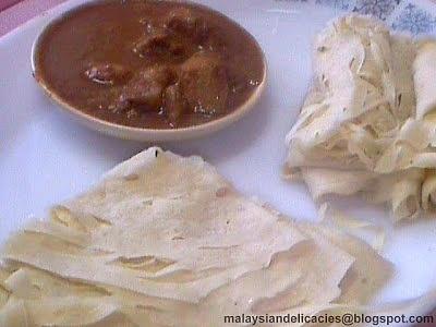 Roti jala - malaysian lacy crepe
