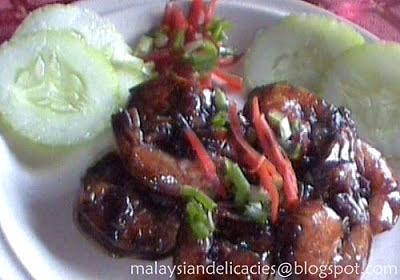 Fried Prawns in Shell