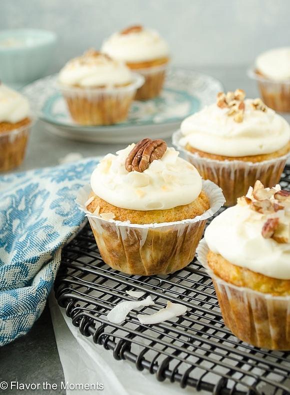 Classic hummingbird cupcakes