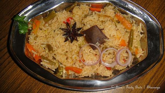 Hyderabad Vegetable Biryani