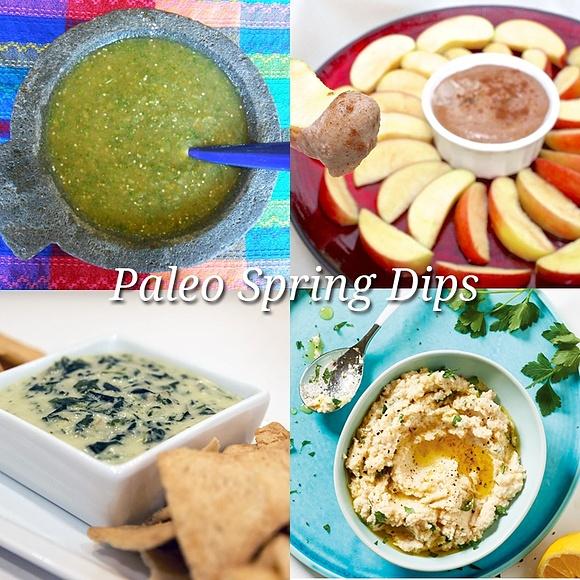 Paleo spring dips for kids and moms to enjoy