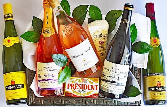 Celebrating french wine made with love in spring
