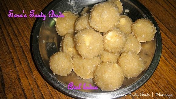 Aval ladoo flaked rice sweet balls